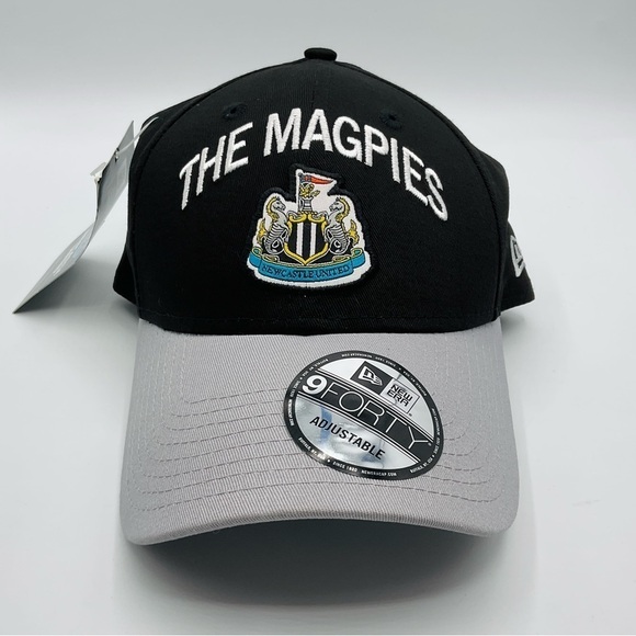 Newcastle United Hat Magpies Football NUFC Embroidery Soccer Cap Black New Era - Picture 9 of 12